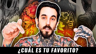 Los 5 MEJORES ESTILOS de TATUAJE ¿CUÁLES son TUS FAVORITOS [upl. by Sana]