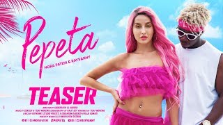 Pepeta  Nora Fatehi Rayvanny Music Video Teaser  2019 [upl. by Namyl]