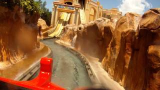 Seaworld Florida  Journey To Atlantis POV [upl. by Sukcirdor]