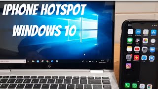 Setup iPhone Hotspot And Connect To Laptop [upl. by Gorlicki]