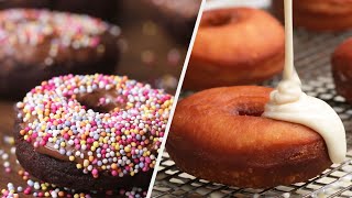 5 Delicious Donut Recipes To Warm Your Soul • Tasty [upl. by Shult]