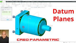 Creo Parametric  Datum Planes [upl. by Marla]