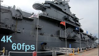 USS Yorktown CV10 Aircraft Carrier Tour Charleston SC 4K 60fps [upl. by Hedgcock335]