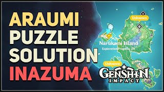 Araumi Puzzle Solution Genshin Impact [upl. by Nnylkcaj594]