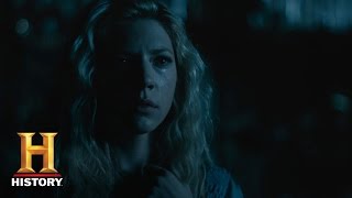 Vikings Lagertha Sees Ragnars Ghost Season 4 Episode 16  History [upl. by Waterer]