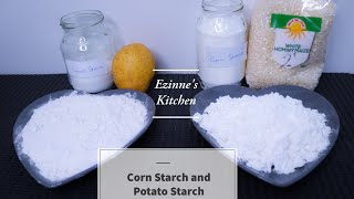 Corn Starch and Potato Starch RecipeHow to make Potato Starch and Corn Starch [upl. by Aroled]