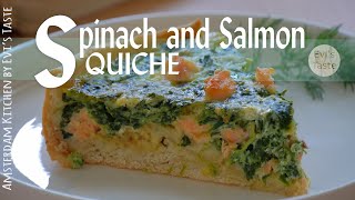 SPINACH AND SALMON QUICHE [upl. by Avruch400]