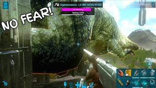 Ark Mobile Easy Giganotosaurus Trapping amp Taming NO FEAR  Giganotosaurus Giga Taming Ark Mobile [upl. by Sabanrab877]