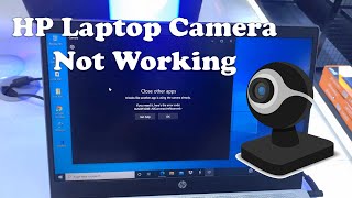 How To Fix HP Laptop Camera Not Working In Windows 10 [upl. by Malilliw]