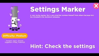 How to get Settings Marker  Find The Markers [upl. by Jemma]