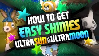 EASY SHINY POKEMON in POKEMON ULTRA SUN AND MOON How to get Shiny Pokemon in Ultra Sun and Moon [upl. by Eenwat]