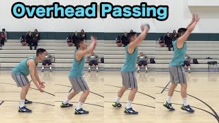 Overhead  Hand Passing  How to PASS a Volleyball Tutorial part 46 [upl. by Annaitsirk]