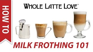 Milk Frothing for Beginners [upl. by Giraldo]