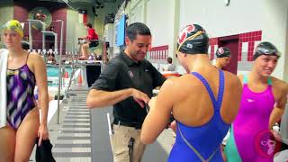 A Day in the Meet Life Stanford Womens Swimming [upl. by Aneloaup374]