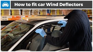 How to fit Wind Deflectors to Your Car [upl. by Phyllis]