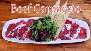 How to make BRIO ITALIAN GRILLES  Beef Carpaccio [upl. by Pet]