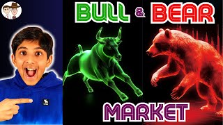 What are a Bull amp Bear Market A Simple Explanation for Kids and Beginners [upl. by Madlin]