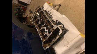 Copart UK Salvage Mini Cooper S pt 7 I Finally Got The Head Of The Engine [upl. by Nylidam]