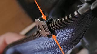 Reissverschluss reparieren  Repair zipper [upl. by Airlie]