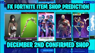 January 2nd 2024 Fortnite Item Shop CONFIRMED  Fortnite Early Item Shop Prediction January 2n4 [upl. by Duck]