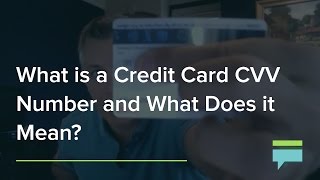 Whats The Credit Card CVV Number and What Does It Mean  Credit Card Insider [upl. by Anih718]