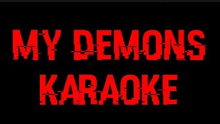 Starset My Demons karaoke with lyrics background music by Mr Music Karaoke [upl. by Myrt996]