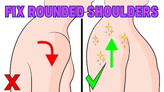 The 4 minute solution to fix rounded shoulders [upl. by Ban]