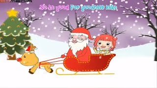 Santa Claus Is Coming To Town lyrics  Animation  Christmas songs for children [upl. by Olinde]