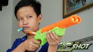 NERF VS XSHOT BATTLE [upl. by Valenta]