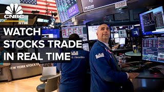 Watch stocks trade in real time after Dows third worstday ever– 3172020 [upl. by Akkina]