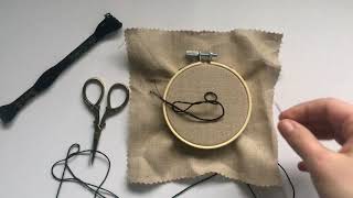 How You Should Thread Your Needle for Embroidery [upl. by Noside]