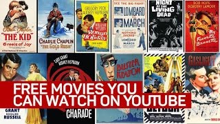 Free movies you can watch on YouTube [upl. by Ivana]