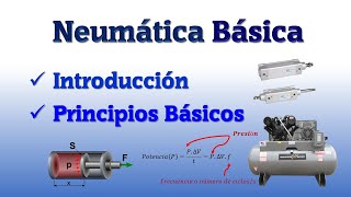 NEUMÁTICA BÁSICA  INTRODUCCIÓN  PRINCIPIOS BÁSICOS [upl. by Ruffo]