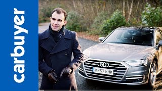 Audi A8 2018 indepth review  Carbuyer [upl. by Kikelia]