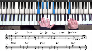 Rootless Voicings Finally Explained  Jazz Piano Lesson [upl. by Ajna]