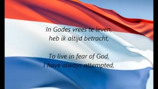 Dutch National Anthem  quotHet Wilhelmusquot NLEN [upl. by Ameehsat103]