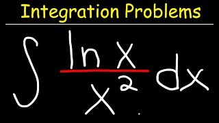 Integral of lnxx2 [upl. by Vassaux]