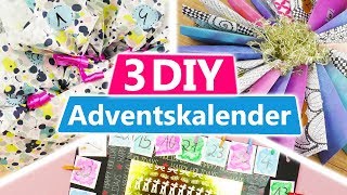 Adventskalender selber machen für Freundin Freund Mama Papa  3 tolle Ideen  DIY Inspiration [upl. by Notgnihsaw451]