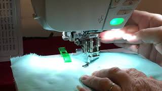 free motion quilting on the elna eXcellence 730 pro [upl. by Sherye]