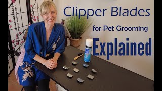 Clipper Blades for Pet Grooming Explained  Ginas Grooming [upl. by Serafine]