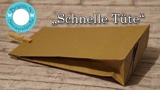 Schnelle Tüte basteln [upl. by Vashti]