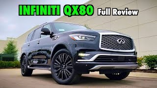 2019 Infiniti QX80 Limited FULL REVIEW  Watch Out Escalade Platinum [upl. by Leunad]