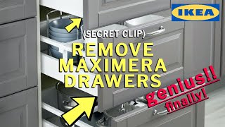 How to Remove IKEA Maximera Drawers [upl. by Airel]