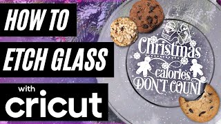 GLASS ETCHING WITH CRICUT  HOW TO ETCH GLASS AT HOME  GLASS ETCHING CREAM [upl. by Jeanine]