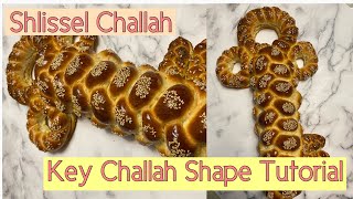 Shlissel Challah Tutorial  Key Challah Shape  With Challah Recipe [upl. by Guildroy]