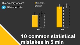 Ten Statistical Mistakes in 5 Min [upl. by Jenelle]