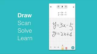 Microsoft Math Solver Draw Scan Solve and Learn [upl. by Otrepur5]