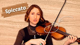 How To MASTER Spiccato Bow Stroke [upl. by Salema]