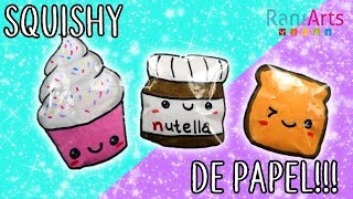 Haz SQUISHIES de PAPEL Super fáciles [upl. by Lavinia]