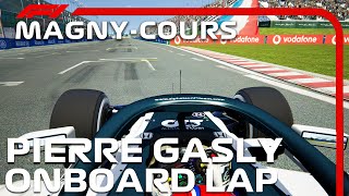 F1 2020 MagnyCours  Pierre Gasly Onboard  Assetto Corsa [upl. by Enialed]